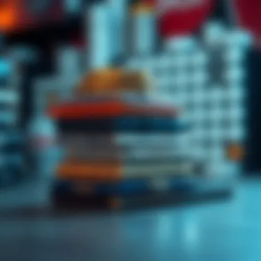 Variety of Cryptocurrency Wallets A visual representation of various crypto wallets stacked together to indicate variety