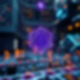 Visual representation of blockchain architecture