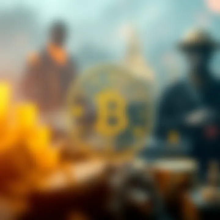 Infographic showcasing different types of cryptocurrency tokens