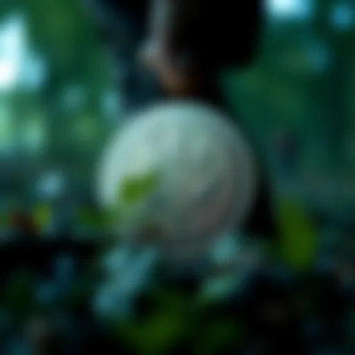 Oak Coin: A Symbol of Sustainability Conceptual representation of Oak Coin symbolizing eco-friendliness