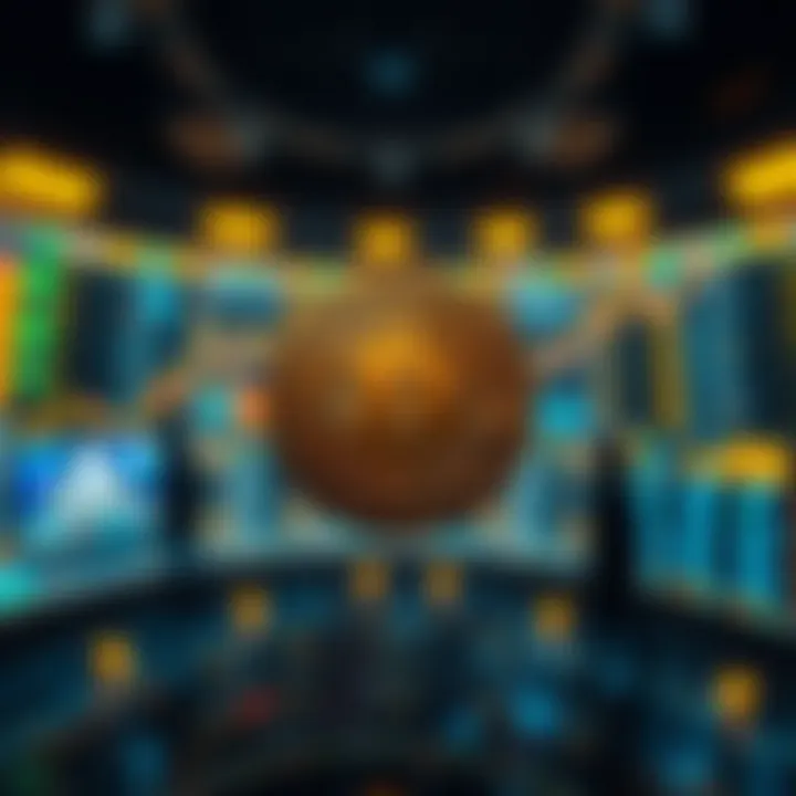 Future of Cryptocurrency Markets A conceptual image representing the future of cryptocurrency markets influenced by privacy-focused exchanges.