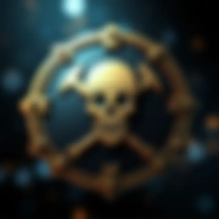 Pirate Chain Logo Emphasizing Privacy A digital representation of the Pirate Chain logo illustrating privacy in cryptocurrency.