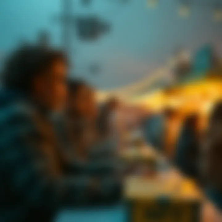 Artistic representation of community engagement surrounding Ape Gang NFTs