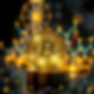 Blockchain Technology Illustration Blockchain technology illustration