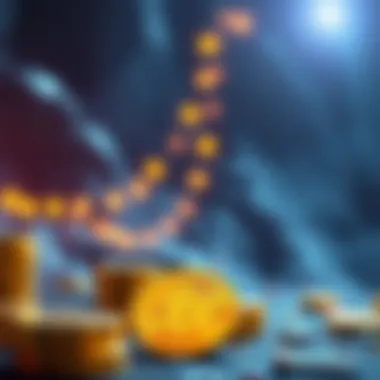 Illustration depicting the educational journey in crypto