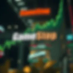 A visual representation of GameStop stock surge