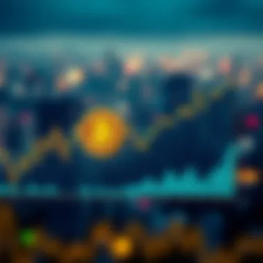 Cryptocurrency Market Trends Post IPO Graph depicting cryptocurrency market trends post-IPO