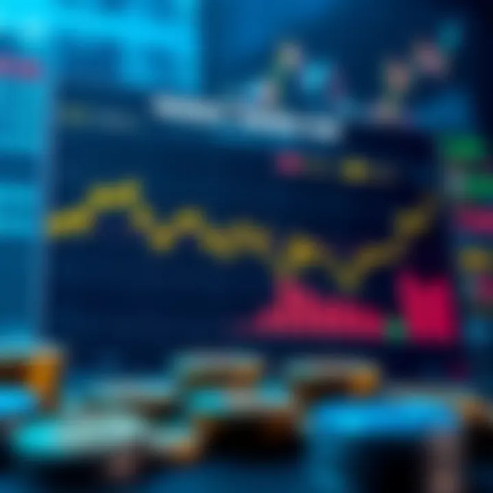 Market Trends in Digital Currencies Chart depicting market trends in digital currencies