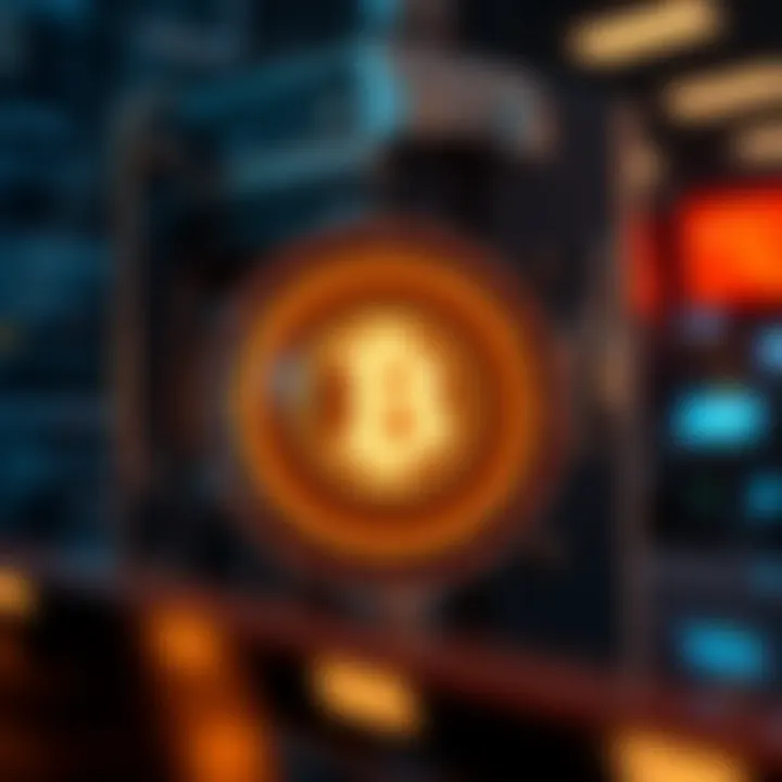 Symbol of Cryptocurrency Security A secure digital vault symbolizing cryptocurrency safety