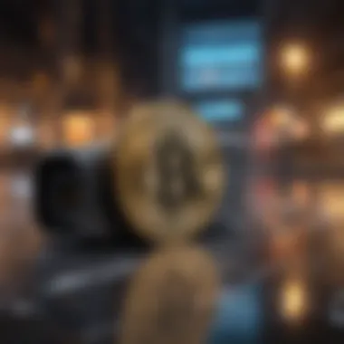 Secure Digital Wallet for Bitcoin Illustration of a secure digital wallet for Bitcoin storage