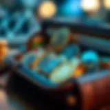 Diverse low-priced cryptocurrencies in a digital wallet