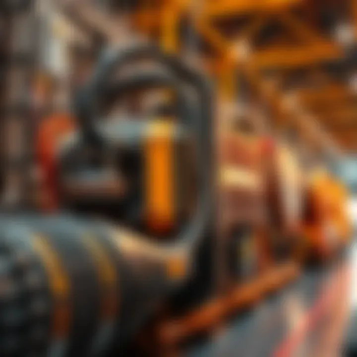 Advanced mining machinery in action