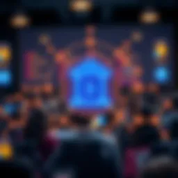 Visual representation of bank account integration with Coinbase