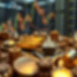 Conceptual representation of gold trading