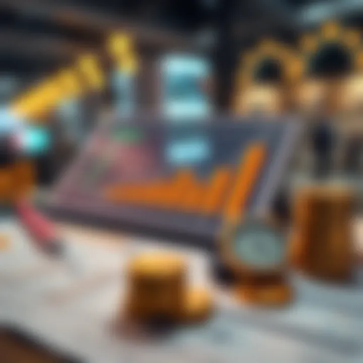 Illustration of market analysis for investment opportunities