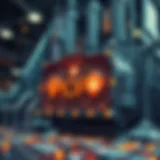 An intricate visual representation of the MOF coin exchange architecture highlighting its components.