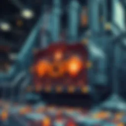 An intricate visual representation of the MOF coin exchange architecture highlighting its components.