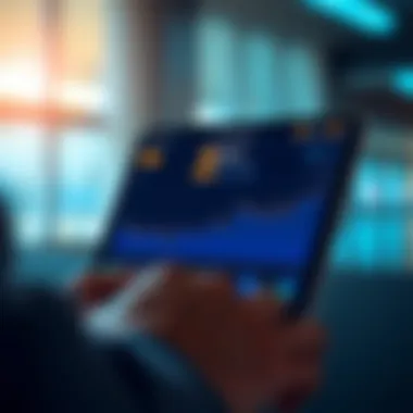 User interface of a cryptocurrency tracking app displaying portfolio performance