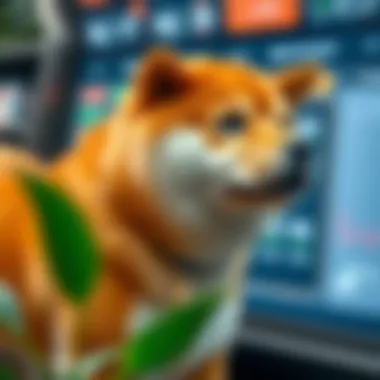 User interface of a popular exchange for buying Shiba Inu