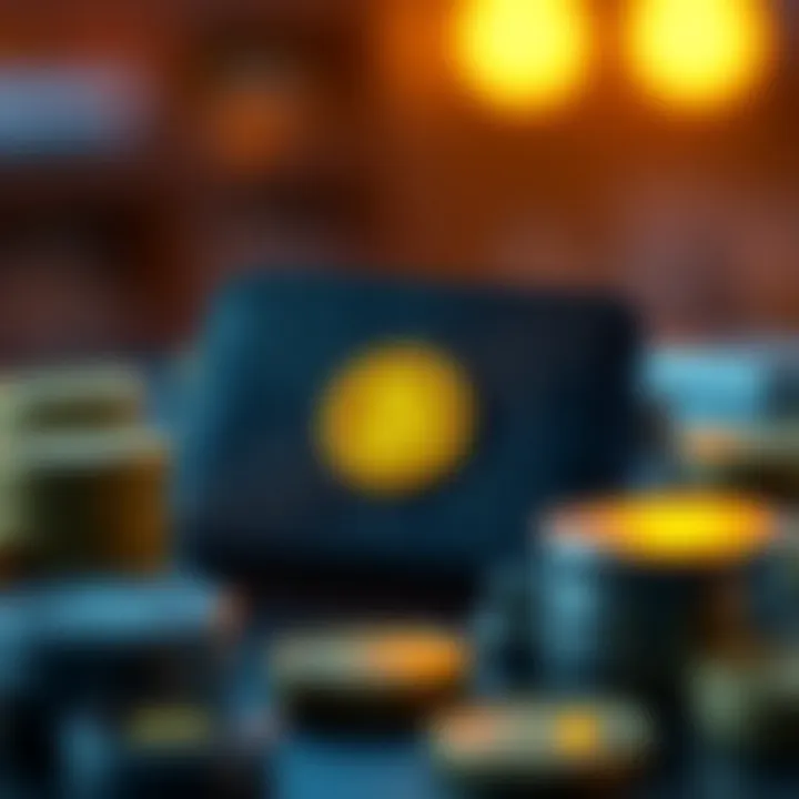 Visual representation of wallet features