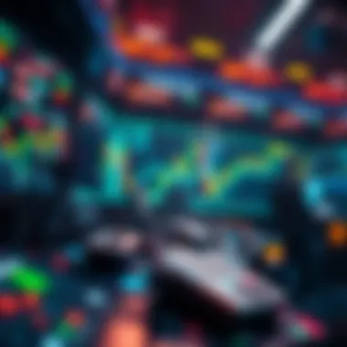 A futuristic visualization of trading strategies in action