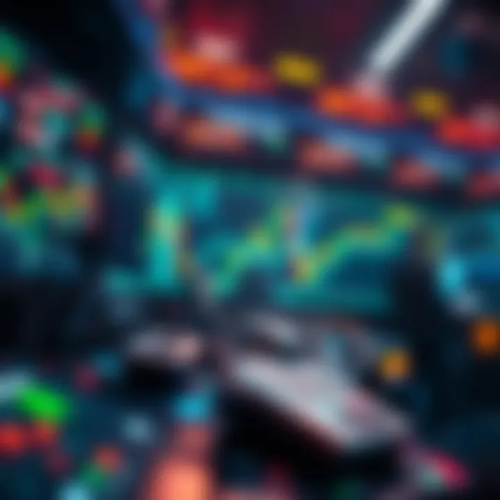 A futuristic visualization of trading strategies in action