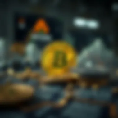 Crypto Market Stability Visual representation of crypto market stability through stablecoins