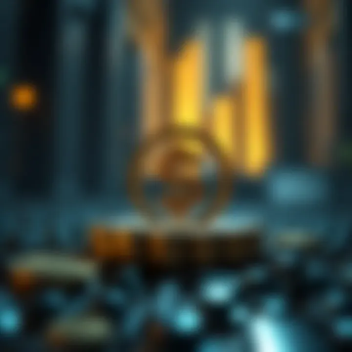 Conceptual art depicting rewards in financial technology