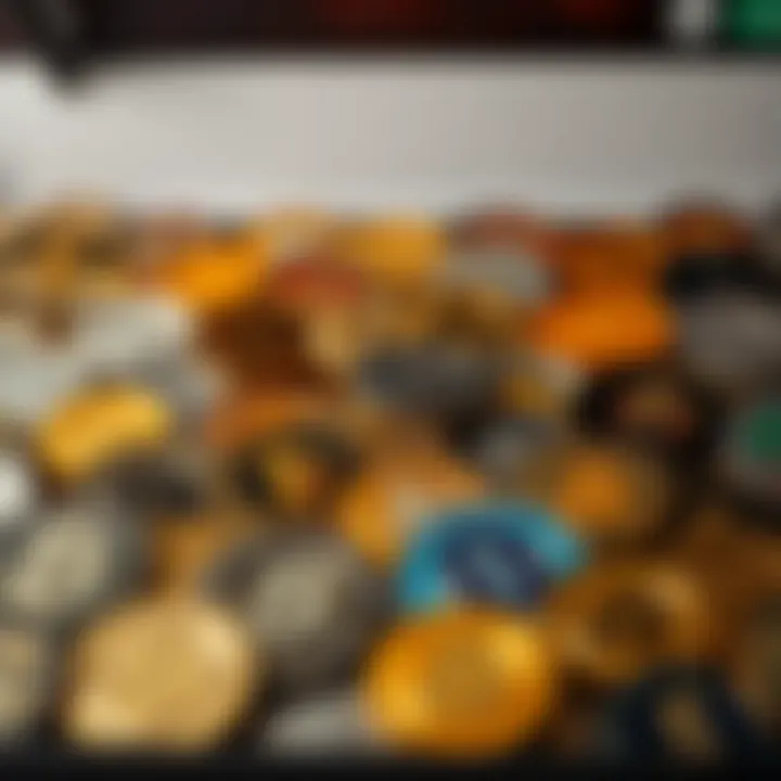 A diverse range of cryptocurrencies available on Robinhood