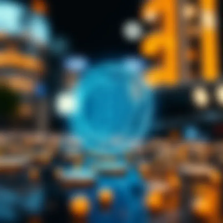 Illustration of secure blockchain technology symbolizing safety in transactions