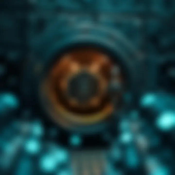 Security of Digital Assets A secure vault symbolizing the protection of digital assets.