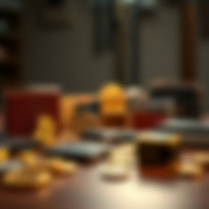 Popular Hardware Wallets for Altcoins An array of popular hardware wallets for altcoins displayed on a table.