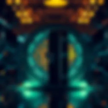 Security Features of Top Cryptocurrency Platforms A secure digital vault representing cryptocurrency security