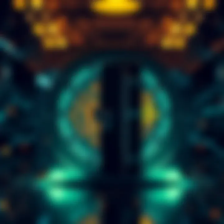 Security Features of Top Cryptocurrency Platforms A secure digital vault representing cryptocurrency security