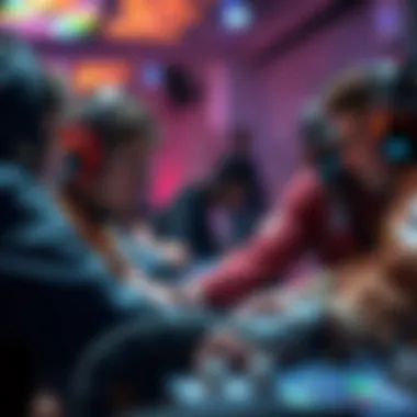 Competitive Play Experience Players engaging in competitive play in Splinterlands