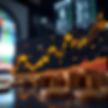 Graph depicting price trends of star coins over time