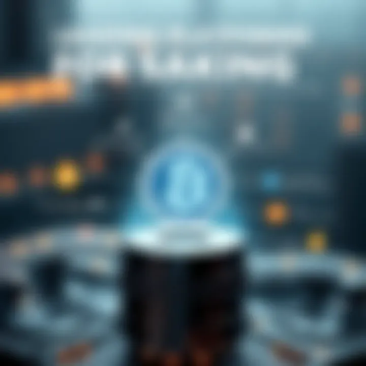 Leading Platforms for Staking Infographic of top platforms for cryptocurrency staking