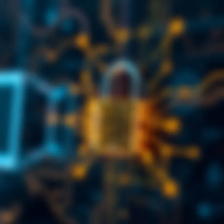 Enhancing Your Online Security A digital lock symbolizing online security measures