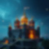 A digital fortress symbolizing financial strength in cryptocurrency