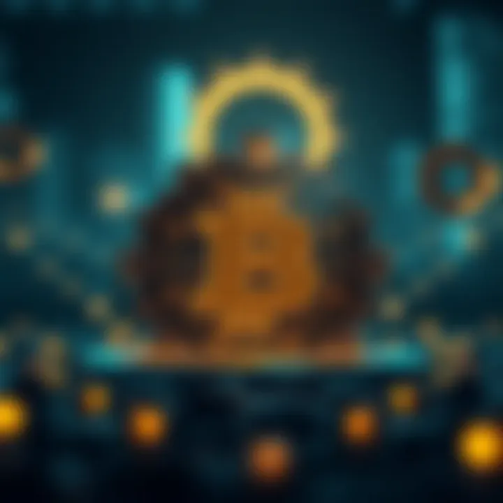 Understanding Blockchain Technology An elegant visual of a blockchain structure