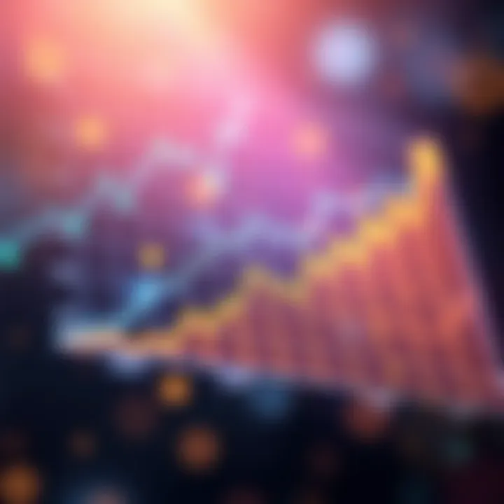 Growth Trends in Cryptocurrency Investment An abstract graph showcasing the growth of cryptocurrency investments