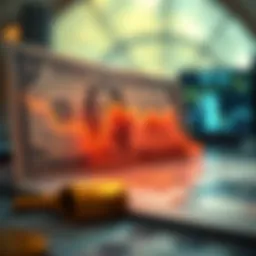 Graph depicting the decline of the U.S. dollar value over time