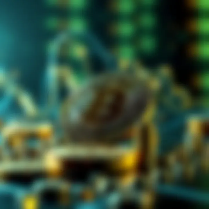 Dynamics of Digital Currency Conceptual illustration of digital currency dynamics