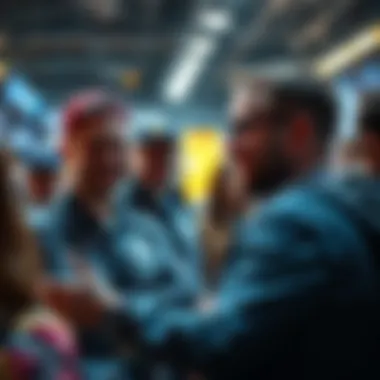 Engagement with Cryptocurrency Enthusiasts Ben Armstrong engaging with cryptocurrency enthusiasts