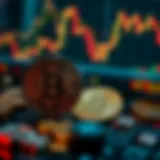 Conceptual representation of Forex and cryptocurrency markets.