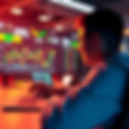 Conceptual illustration of mock trading environment