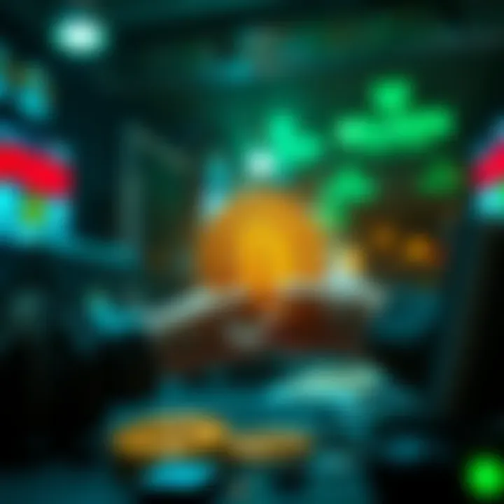 Peer-to-Peer Cryptocurrency Transactions Illustration of peer-to-peer cryptocurrency transactions