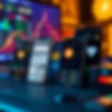 Comparing Interfaces of Leading Crypto Exchange Apps A visual comparison of popular cryptocurrency exchange apps showcasing their unique interfaces