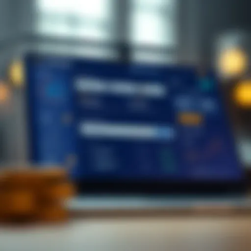 Interface of Coinbase illustrating account features