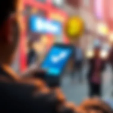 Illustration of digital currency transfer